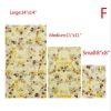 3pcs/set Reusable Waste Food Wrap Beeswax Wrap Sustainable Free Beeswax Food Storage Cloth Eco Frien