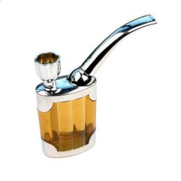 5 Colors Hookah Water Filter Dual-Purpose Cigarette Tobacco Water Pipe Smoking Supplies (Color: Coffee)