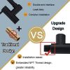 Pot Filler Faucet Wall-Mount for Kitchen Integrated Embedded NPT Thread Design Lead-Free Stainless Steel Faucet with 360Â° 2-Handle Folding Arms Rotat
