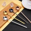 304 Stainless Steel Coffee Spoon Round head Korean Style Honey Dessert Gift Mixing Spoons