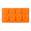 8-Cavity Silicone Donut Mold Chocolate Biscuit Cake Mold Non-Stick Mold DIY Cake Mould Tray