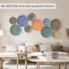 Bamboo Woven Round Basket Tray-Large