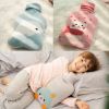 Rubber Thermos With Cute Knit Cover Warm Handbag For Girls Christmas Gifts