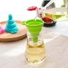 1pc Portable Silicone Foldable Funnel Collapsible Mini Hopper Gadget