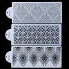 DIY Style Plastic Sugar Sieve Mold Fondant Printing Stencil Hollow Wedding Cake Stencil Edge Decor