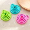 1pc Portable Silicone Foldable Funnel Collapsible Mini Hopper Gadget