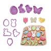 Easter Decoration Egg Rabbit Chick Butterfly Shape Cookies Cutter Plastic Fondant Biscuit Cake Mold