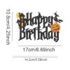 Halloween Cake Toppers DIY Cupcake Topper Castle Ghost Witch Vampire Pumpkin Cake Flags Kids Birthday Wedding Party Baking Decor