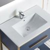 Aqucubic Deck Mounted UPC Basin Mixer Taps Single Handle Bathroom Faucet (Brushed Nickel)
