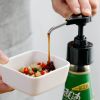 Stainless Steel Ketchup Vinegar Bottle Press Nozzle Sauce Push-type Pump Push-Type Tools Kitchen