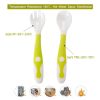 Baby Utensils Spoons Forks Set With Travel Safe Case Toddler Babies Children Feeding Training