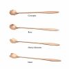 4pcs/set Stainless Steel Flowers Shaped Stirring Spoon
