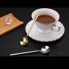 304 Stainless Steel Coffee Spoon Round head Korean Style Honey Dessert Gift Mixing Spoons