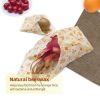 3pcs/set Reusable Waste Food Wrap Beeswax Wrap Sustainable Free Beeswax Food Storage Cloth Eco Frien