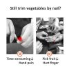 Silicone Thumb Knife Professional Harvesting Plant Knife Anti-Cut Finger Cover Garden Vegetable Gard