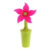 Cute Flower Shaped Silicone Vacuum Sealed Champagne Drinks Wine Stopper
