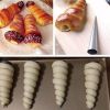 5Pcs/set Stainless Steel Spiral Croissants Molds Conical Tube Cone Roll Cream Baking Pastry Tool