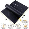 BBQ Grill Mat Non Stick Upgraded Model With Holes Reusable and Dishwasher Safe Black Mesh Fireproof