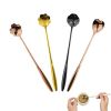 4pcs/set Stainless Steel Flowers Shaped Stirring Spoon