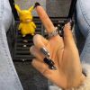 Anello Cavatappi Aprire Copertura Birra Artefatto Femminile Anello Aperto Birra Marea Maschio Vibrato Catena Girevole Coppia di Rotazione In Acciaio A