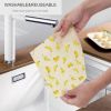 3pcs/set Reusable Waste Food Wrap Beeswax Wrap Sustainable Free Beeswax Food Storage Cloth Eco Frien