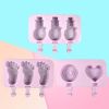 Silicone Ice Cream Mold Popsicle Molds DIY Homemade Cartoon Ice Cream Popsicle Ice Pop Maker Mould