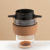 Foldable Portable Coffee Filter Coffee Maker Stainless Steel Drip Coffee Tea Holder Reusable Paperless Pour Over Coffee Dripper