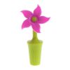 Cute Flower Shaped Silicone Vacuum Sealed Champagne Drinks Wine Stopper