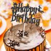 Halloween Cake Toppers DIY Cupcake Topper Castle Ghost Witch Vampire Pumpkin Cake Flags Kids Birthday Wedding Party Baking Decor