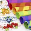 Popsicle Molds with Lids Freezer Tubes DIY Household lid Mixed Cream Color with Conjoined ice Kitchen Dining & Bar