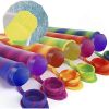 Popsicle Molds with Lids Freezer Tubes DIY Household lid Mixed Cream Color with Conjoined ice Kitchen Dining & Bar