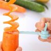 Portable Kitchen Vegetable Potato Carrot Cutting Tool Cooking Spiral Slicer